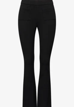 Gestructureerde broek Bootcut