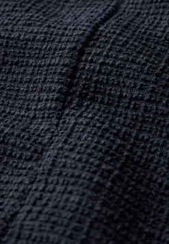 Gestructureerde jurk in effen kleur