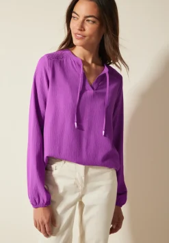 Gestructureerde blouse