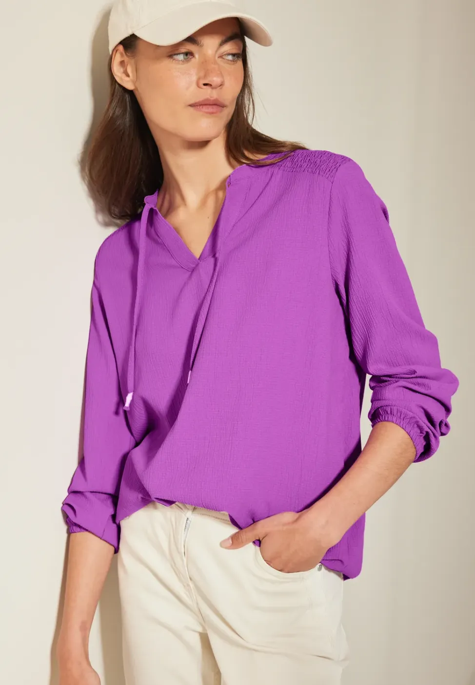 Gestructureerde blouse