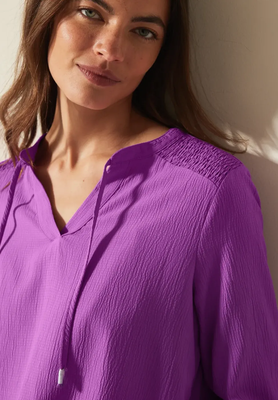 Gestructureerde blouse