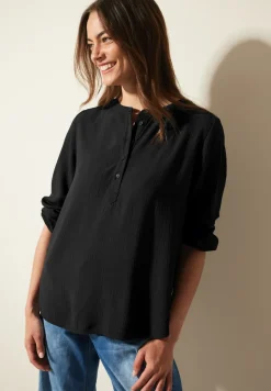Gestructureerde blouse