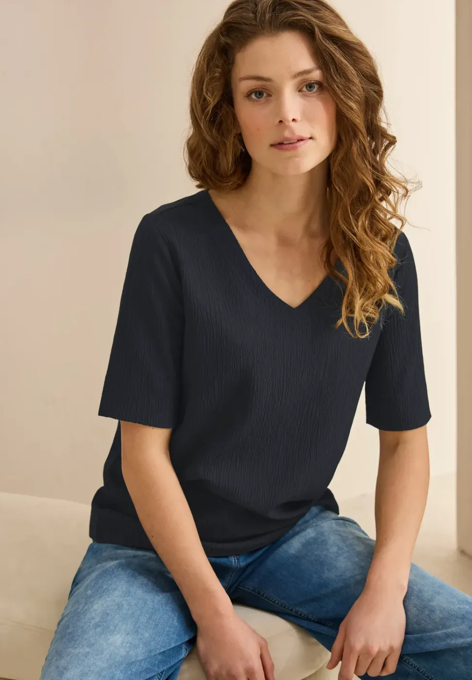 Gestructureerde blouse