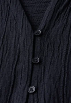 Gestructureerde blouse in effen kleur