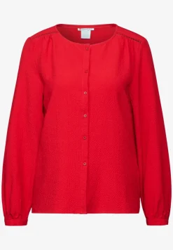 Gestructureerde blouse met borduursel