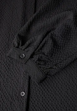 Gestructureerde blouse met borduursel