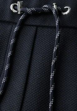 Gestructureerde broek met rechte leg