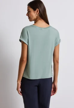 Gestructureerd gemengd shirt