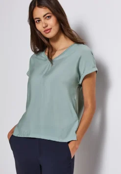 Gestructureerd gemengd shirt