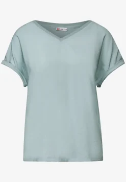 Gestructureerd gemengd shirt