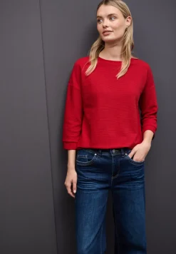 Gestructureerd gemengd shirt