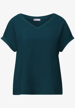 Gestructureerd gemengd shirt