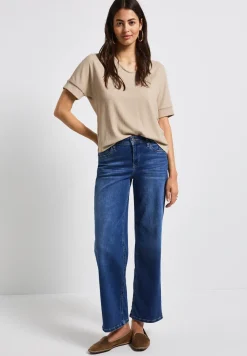 Gestructureerd gemengd shirt