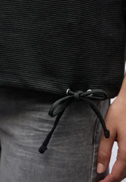 Gestructureerd gemengd shirt