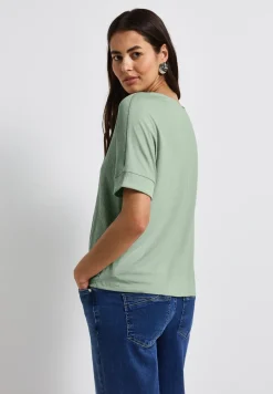 Gestructureerd gemengd shirt