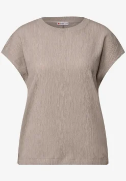 Gestructureerd gemengd shirt