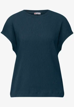 Gestructureerd gemengd shirt
