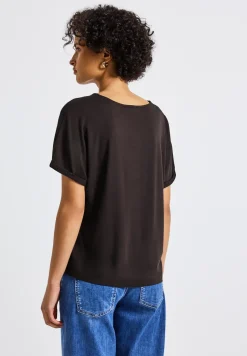 Gestructureerd gemengd shirt