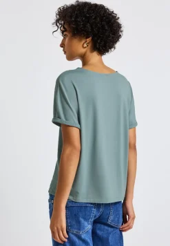 Gestructureerd gemengd shirt