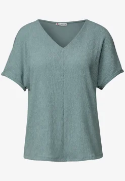 Gestructureerd gemengd shirt