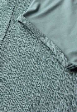 Gestructureerd gemengd shirt