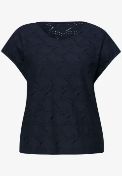 Gestructureerd gemengd shirt