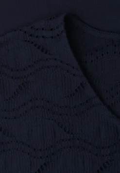 Gestructureerd gemengd shirt