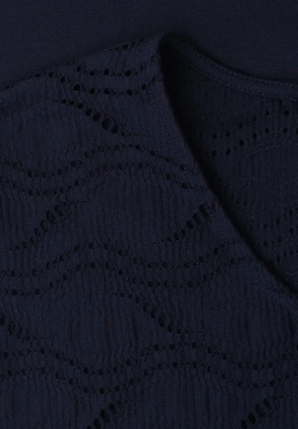 Gestructureerd gemengd shirt