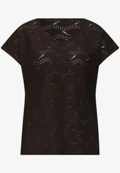 Gestructureerd gemengd shirt