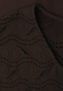 Gestructureerd gemengd shirt