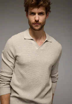 Gestructureerd poloshirt