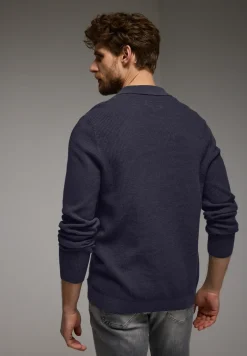 Gestructureerd poloshirt