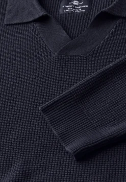 Gestructureerd poloshirt
