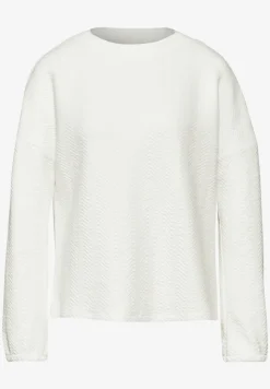 Gestructureerd shirt met col