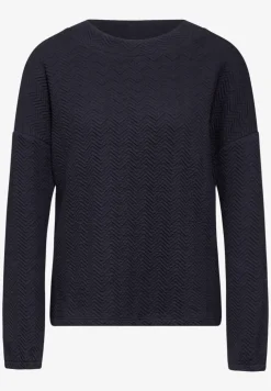 Gestructureerd shirt met col