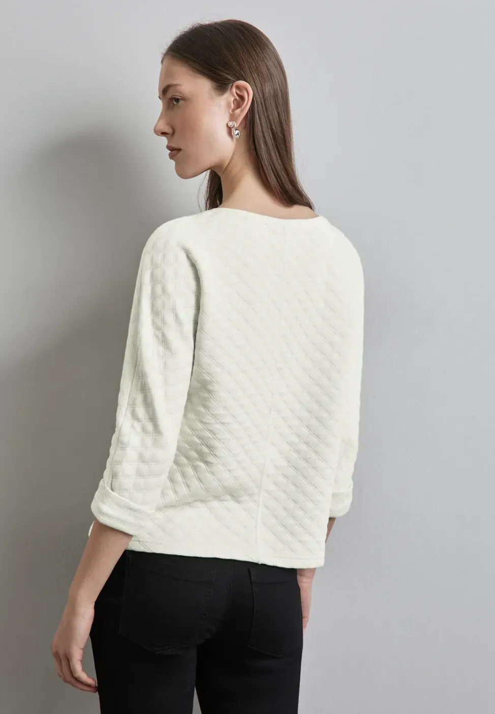 Gestructureerd shirt met details