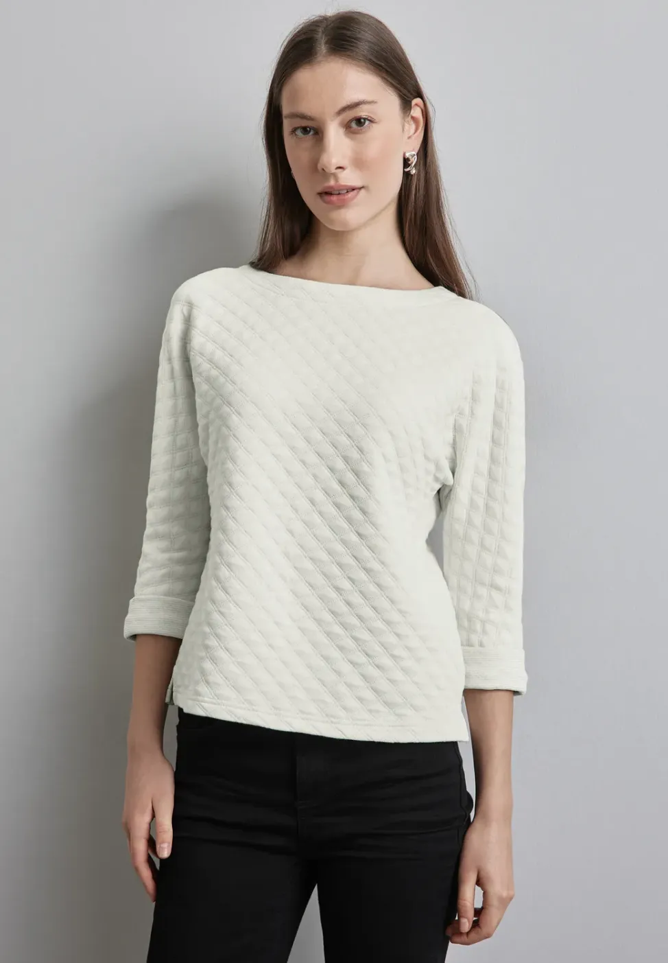 Gestructureerd shirt met details