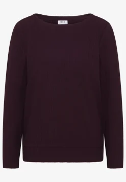 Getextureerd shirt met lange mouwen