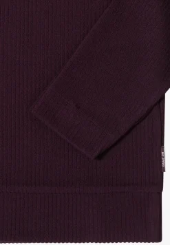 Getextureerd shirt met lange mouwen