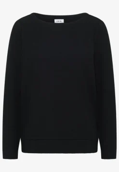 Getextureerd shirt met lange mouwen