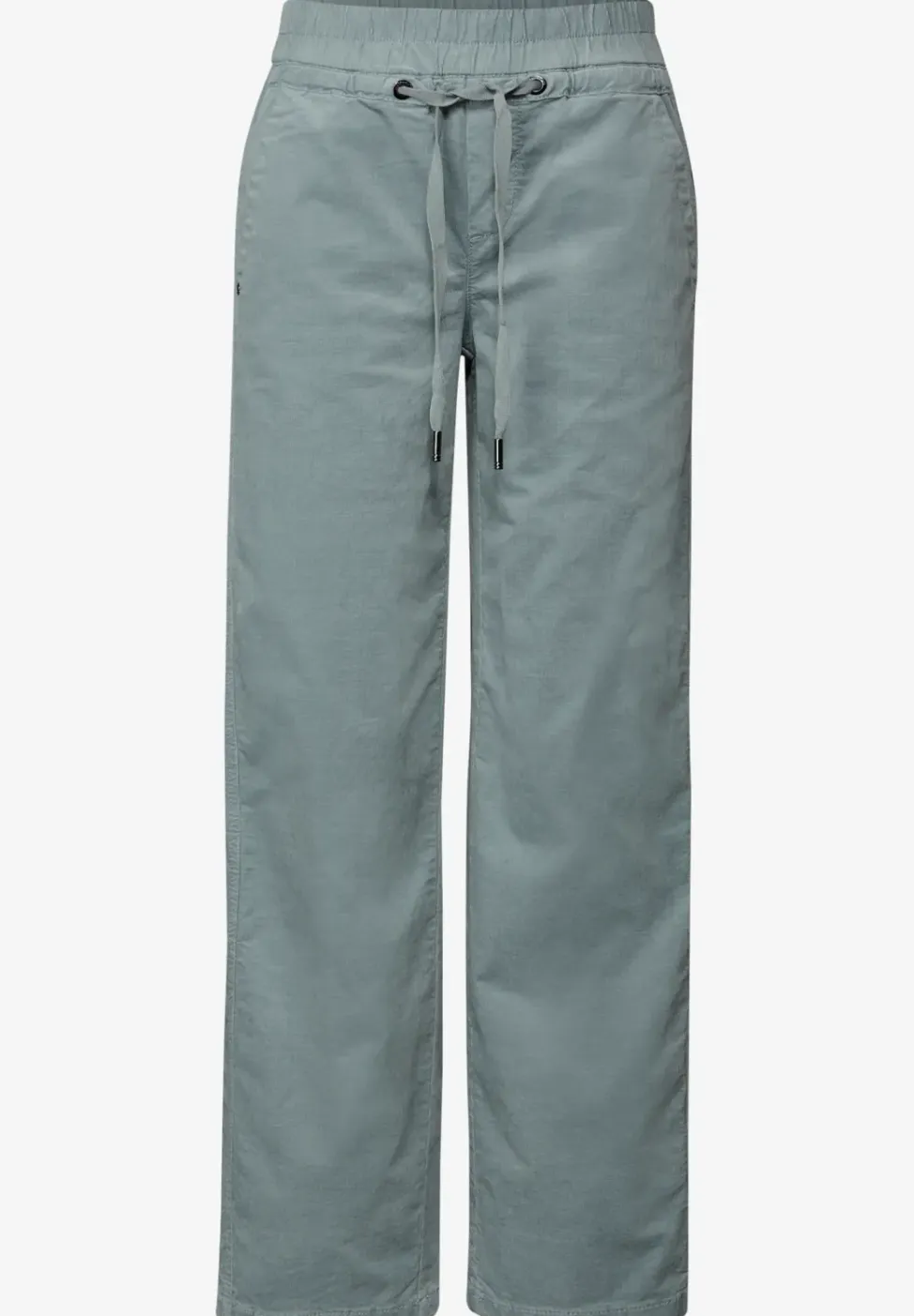Gewassen look corduroy broek