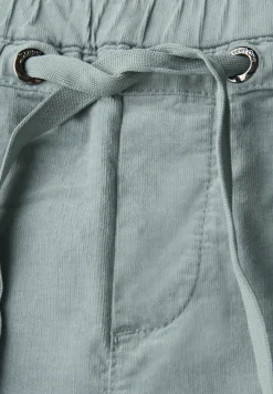 Gewassen look corduroy broek