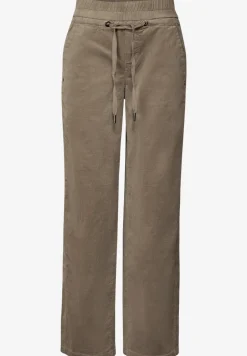 Gewassen look corduroy broek
