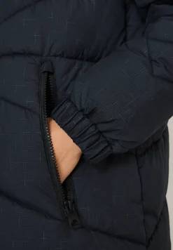 Gewatteerde jas met capuchon