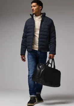 Gewatteerd jack in bikerlook