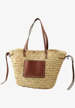 Geweven mand-look tas