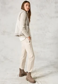 Gilet in velours-look