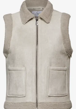 Gilet in velours-look