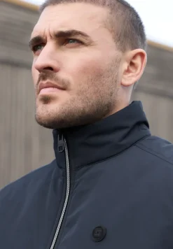 Gilet in structuurmix