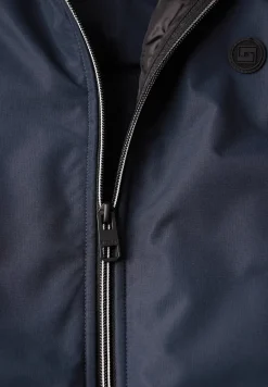 Gilet in structuurmix